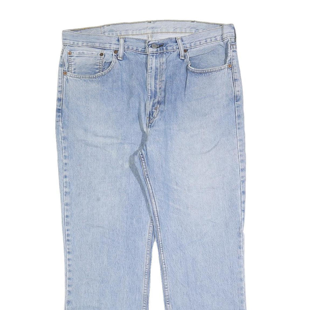 LEVI'S 515 Mens Jeans Light Blue Regular Straight Denim Stone Wash W38 L30
