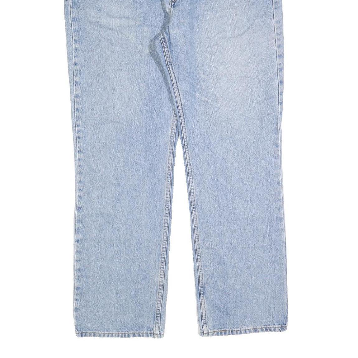 LEVI'S 515 Mens Jeans Light Blue Regular Straight Denim Stone Wash W38 L30