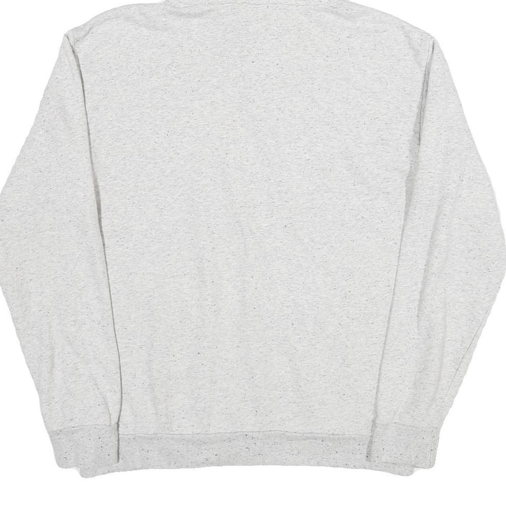 ADIDAS Mens Grey Pullover Hoodie M Cotton Casual Sports Sweatshirt