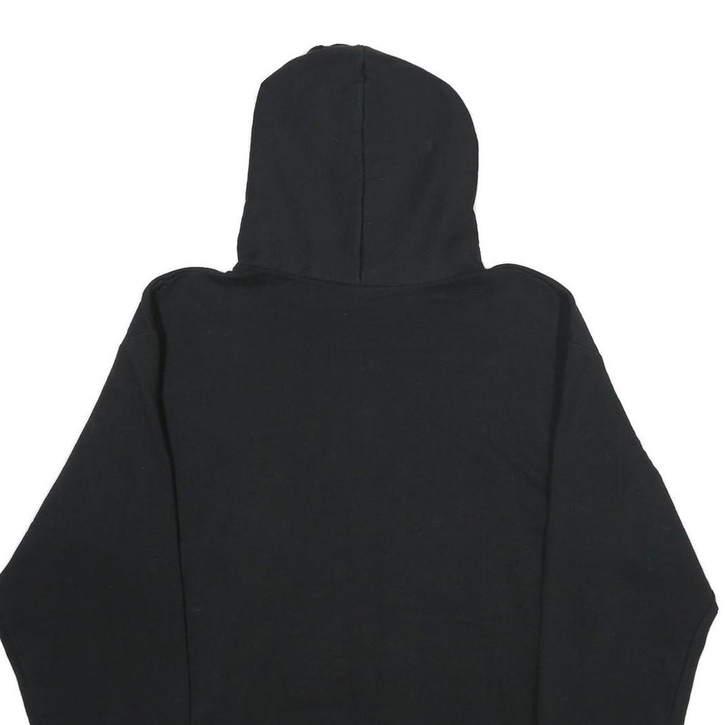 CHAMPION Mens Black Brighton Field Hockey Varsity Pullover Hoodie L Cotton Blend