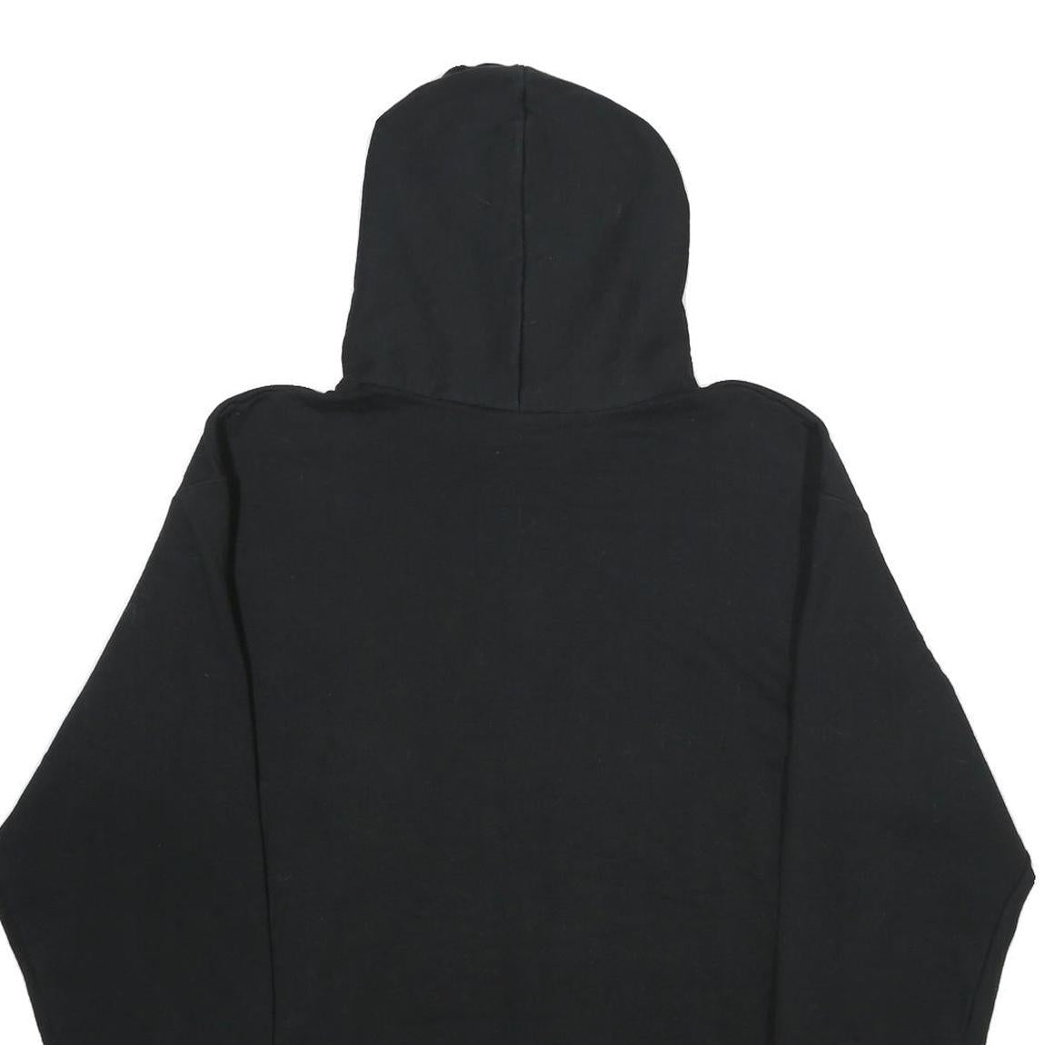 CHAMPION Mens Black Brighton Field Hockey Varsity Pullover Hoodie L Cotton Blend