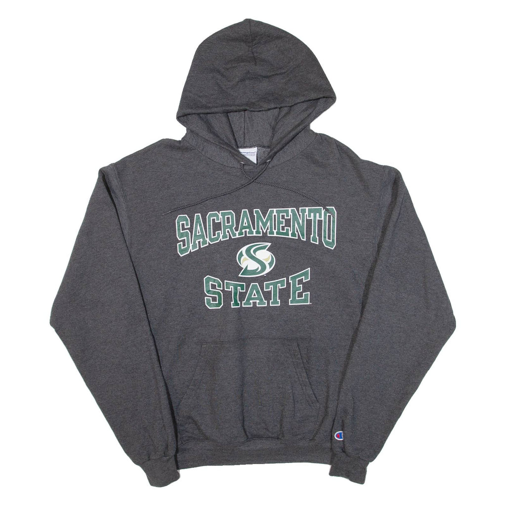 CHAMPION Sacramento State Mens Grey Hoodie USA M