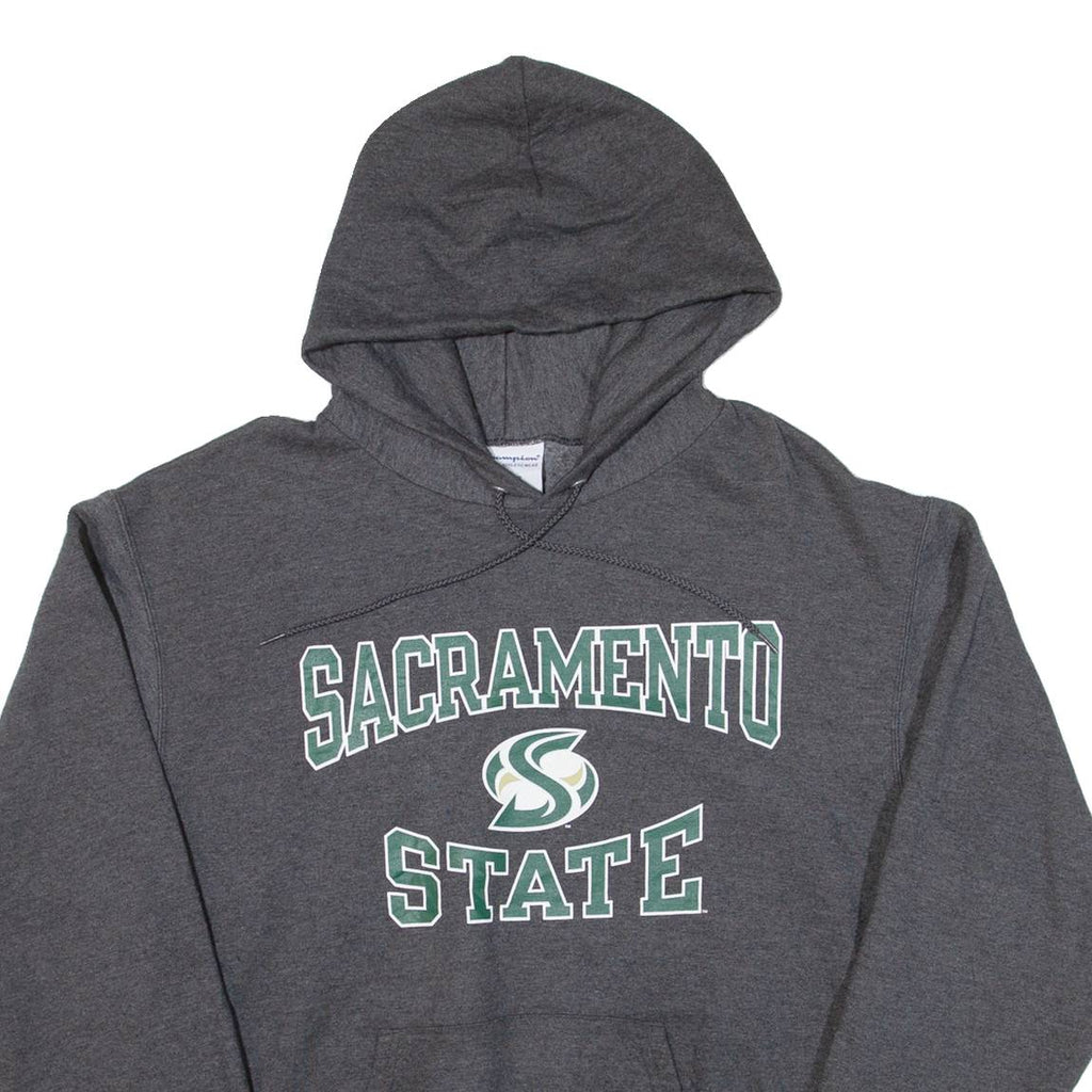 CHAMPION Sacramento State Mens Grey Hoodie USA M
