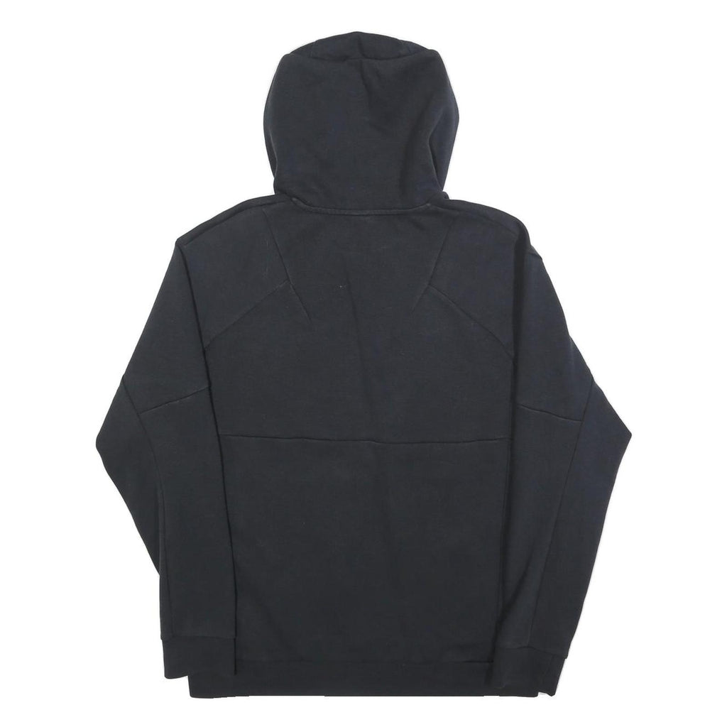 ADIDAS Mens Black Hoodie M Cotton Pullover Sports Casual Sweatshirt