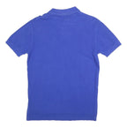 POLO RALPH LAUREN Mens Blue Polo Shirt Short Sleeve S Cotton Blend Classic Fit