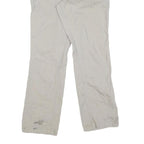 CARHARTT Mens Cotton Regular Beige Trousers W28 L30 Workwear Zip Closure