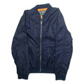BROOKLYN CLOTHES Mens Bomber Jacket Blue Nylon L