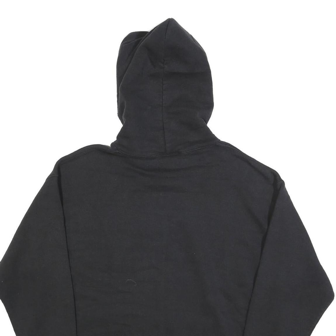 NFL Mens Black Raiders Football Pullover Hoodie L Cotton Blend Sportswear