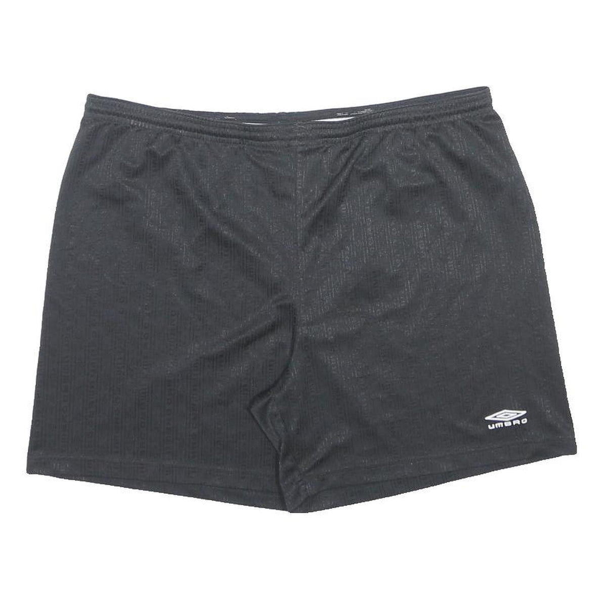 UMBRO Mens Black Sports Shorts XL W36 Polyester Blend Casual