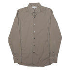 REISS Mens Beige Casual Shirt S Cotton Blend Long Sleeve Button Collar