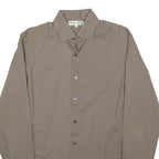 REISS Mens Beige Casual Shirt S Cotton Blend Long Sleeve Button Collar