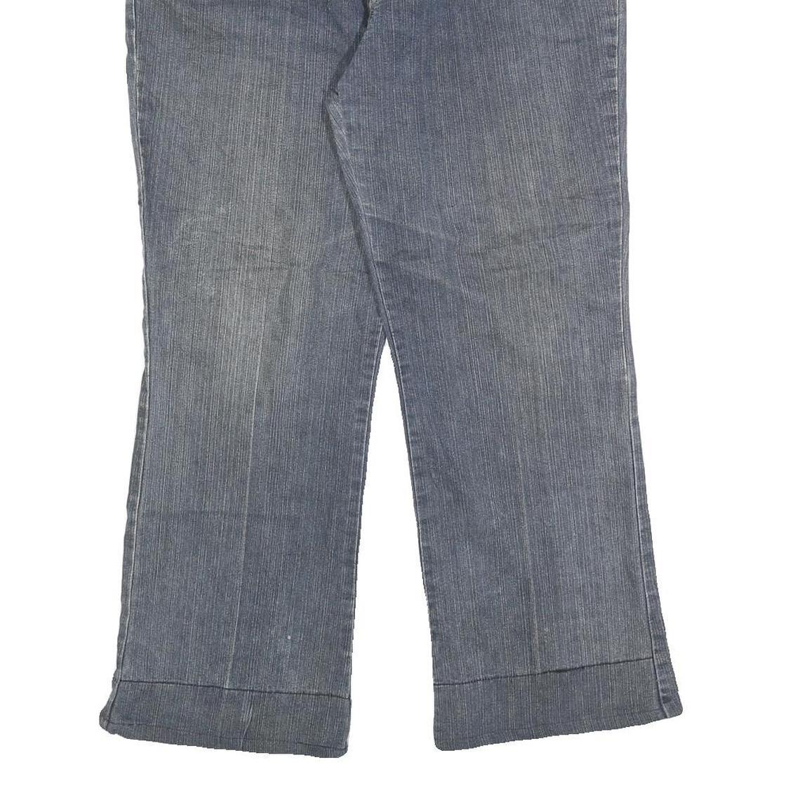 ANGE Womens Blue Relaxed Straight Denim Light W32 L27 Betty Boop Printed Pockets