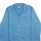 JACK WOLFSKIN Womens Blue Jacket S Polyester Plain Zip Outdoor Casual