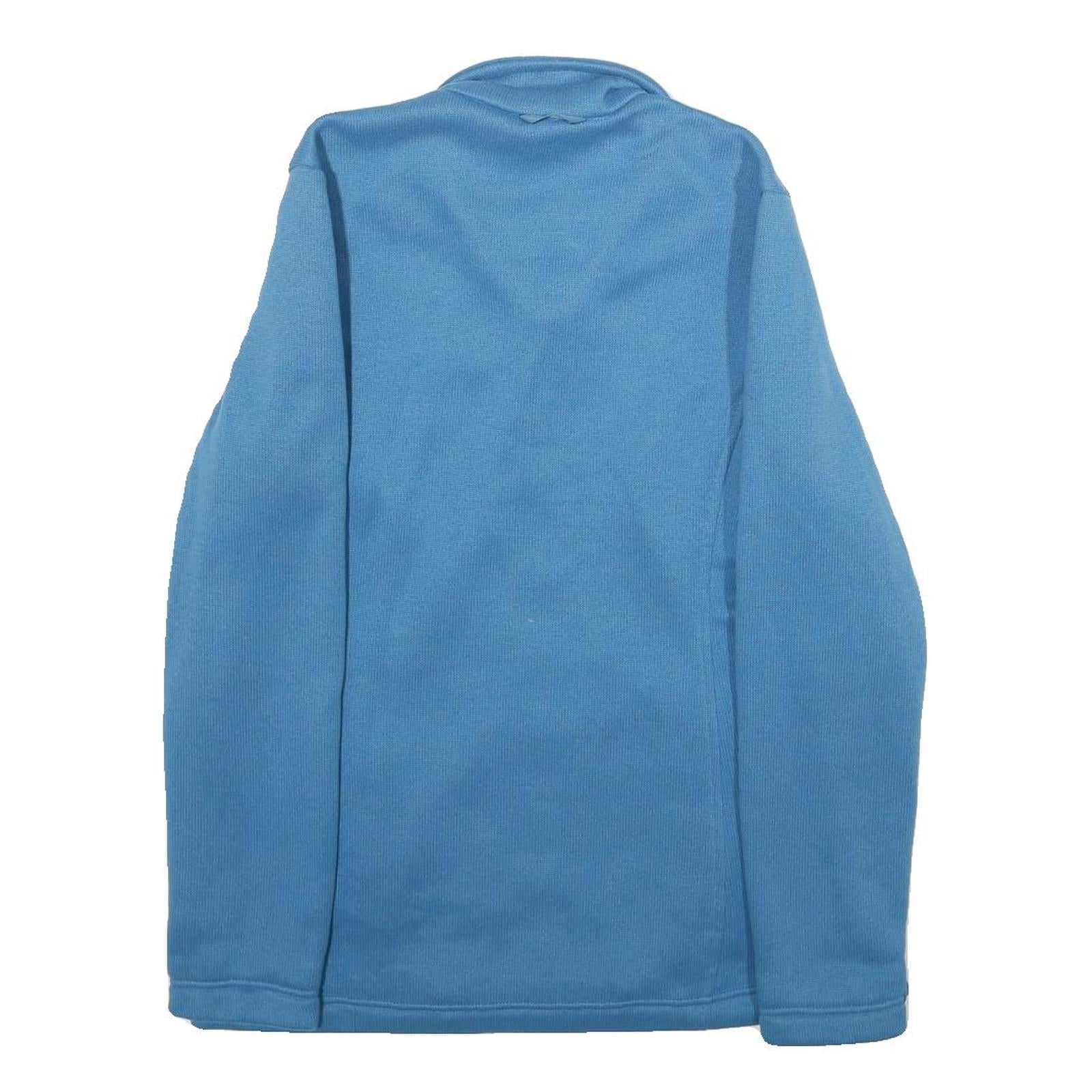 JACK WOLFSKIN Womens Blue Jacket S Polyester Plain Zip Outdoor Casual