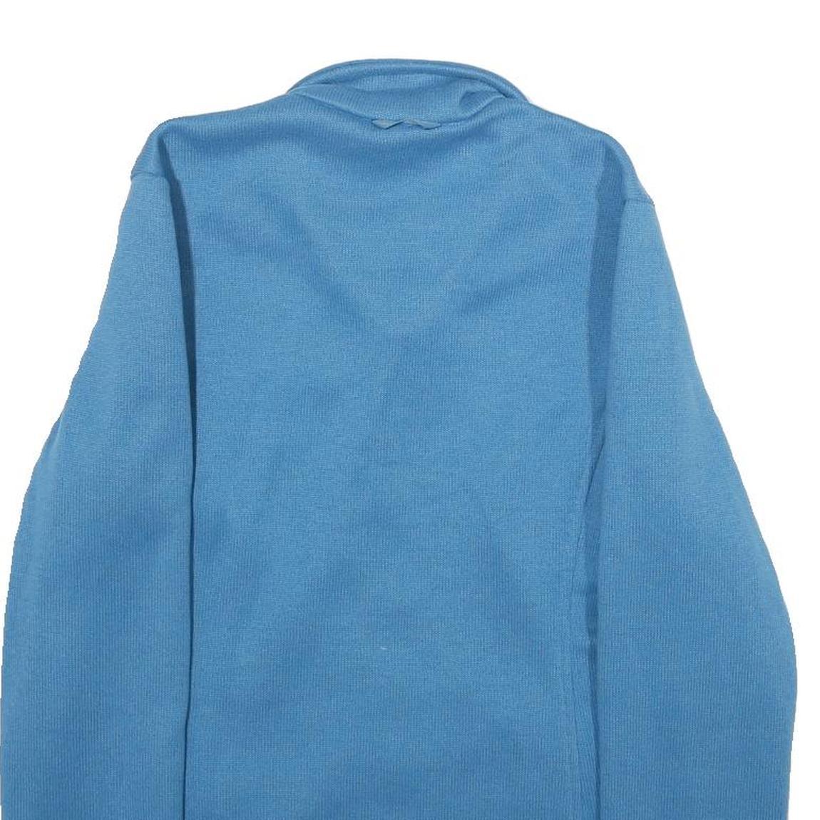 JACK WOLFSKIN Womens Blue Jacket S Polyester Plain Zip Outdoor Casual