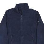BERGHAUS Womens Navy Blue Jacket S Polyester Blend Zip Plain Outdoor Fleece