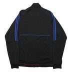 ADIDAS Mens Black & Blue Quakes Track Zip Jacket M Polyester Sportswear