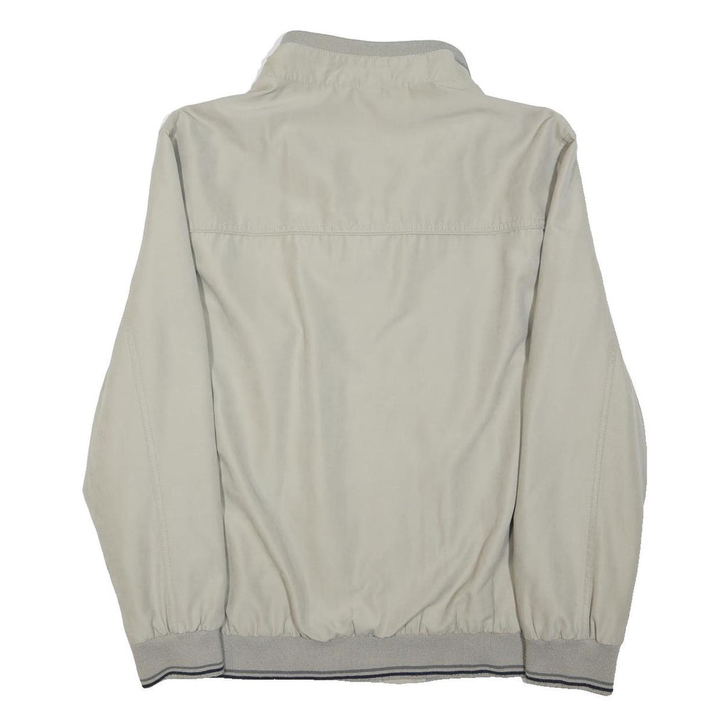 CANDA Mens Beige Polyester Blend Jacket 2XL Zip Plain Casual Lightweight