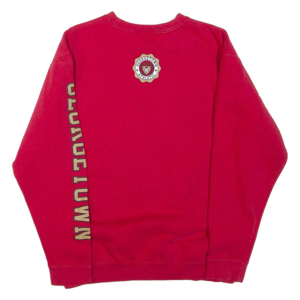 Georgetown Washington Dc Mens Sweatshirt Red Crew Neck L