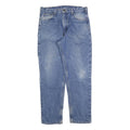 CARHARTT Mens Jeans Blue Relaxed Straight Denim Medium W36 L34 Casual Workwear