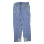 CARHARTT Mens Jeans Blue Relaxed Straight Denim Medium W36 L34 Casual Workwear