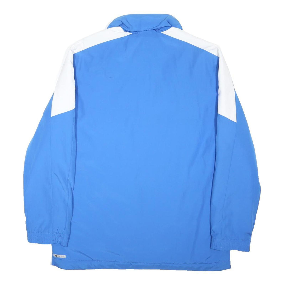 PUMA Mens Blue & White Track Jacket M Polyester Blend Zip Sportswear