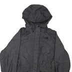 THE NORTH FACE Womens Grey Jacket M Polyester Blend Zip Hooded Outdoor Casual