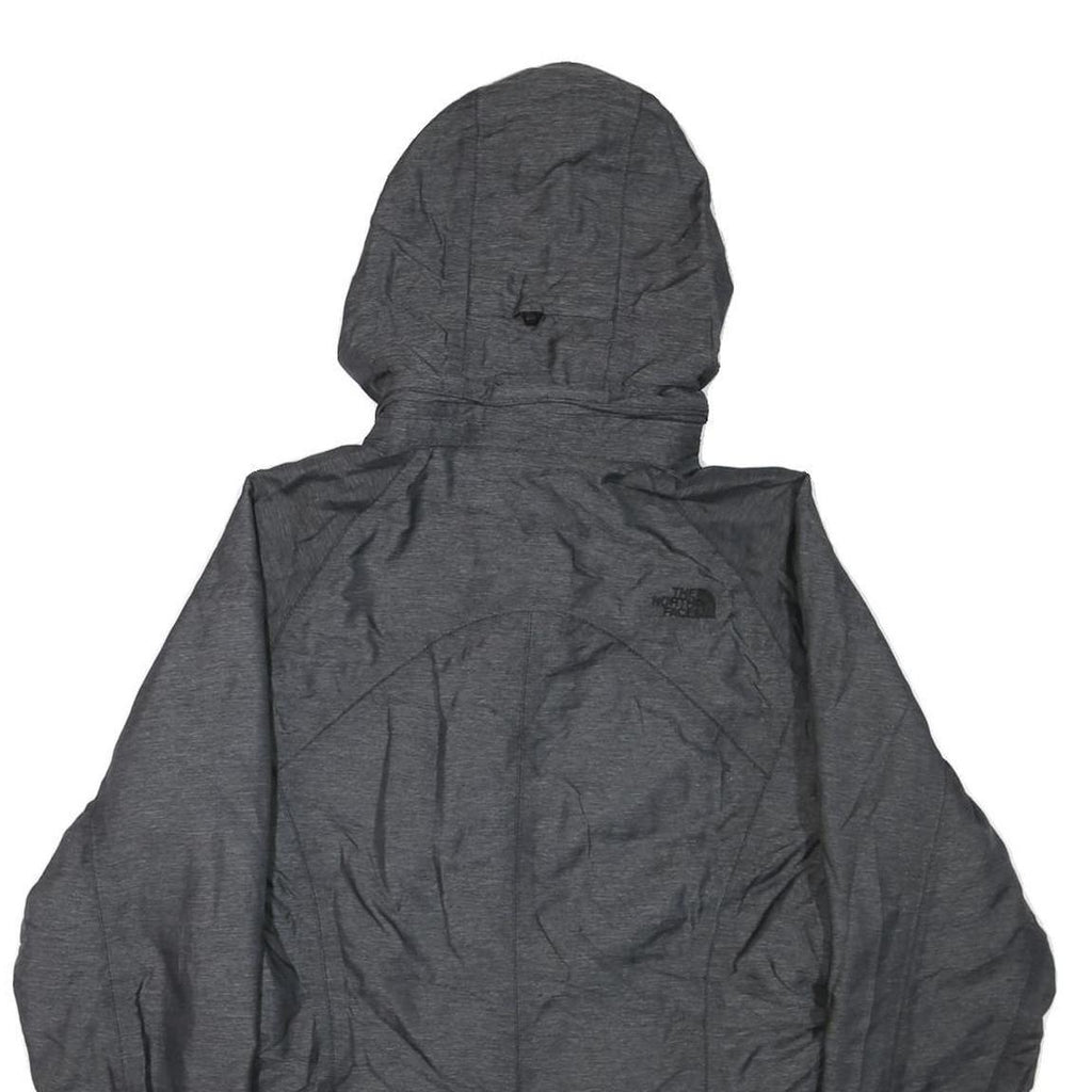 THE NORTH FACE Womens Grey Jacket M Polyester Blend Zip Hooded Outdoor Casual