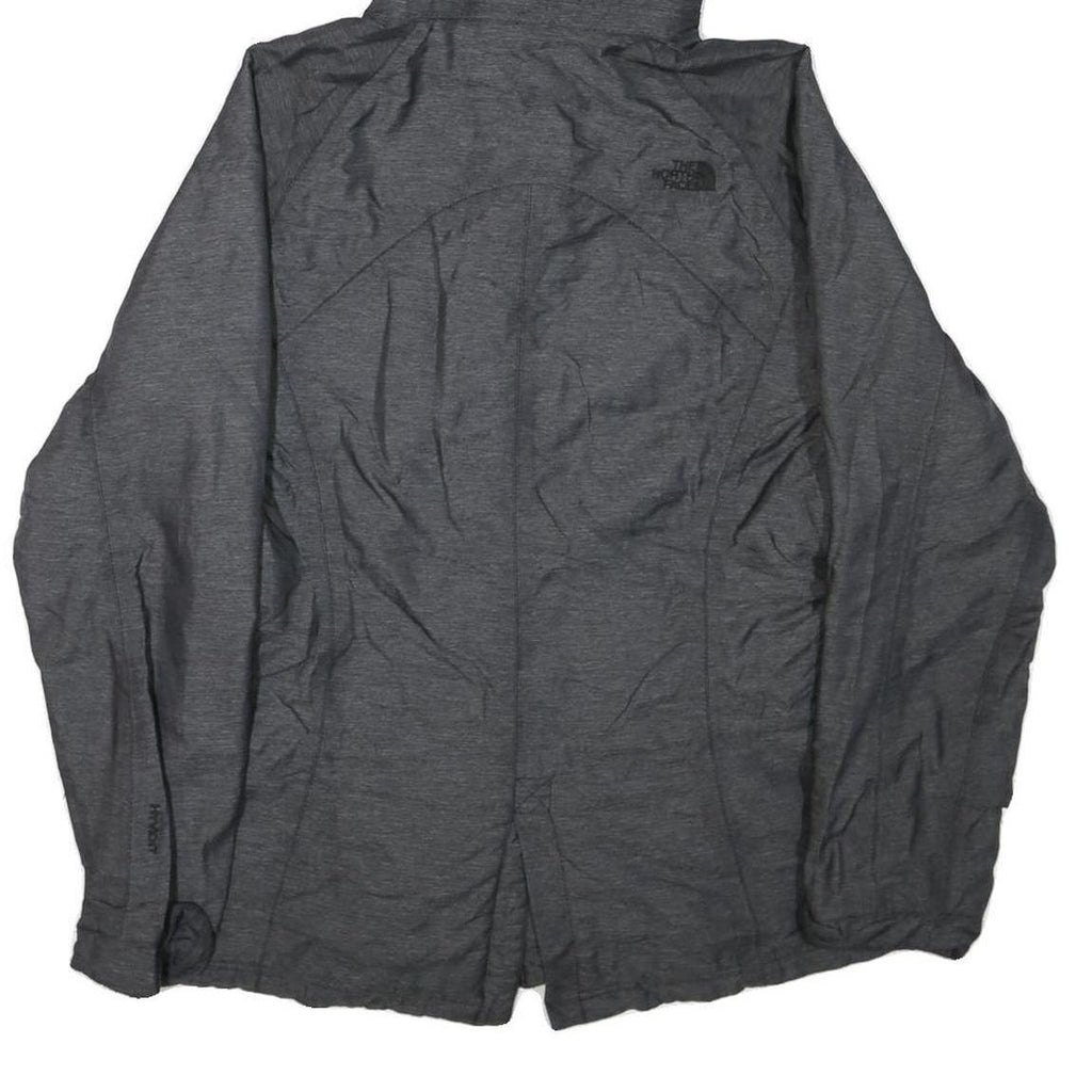 THE NORTH FACE Womens Grey Jacket M Polyester Blend Zip Hooded Outdoor Casual