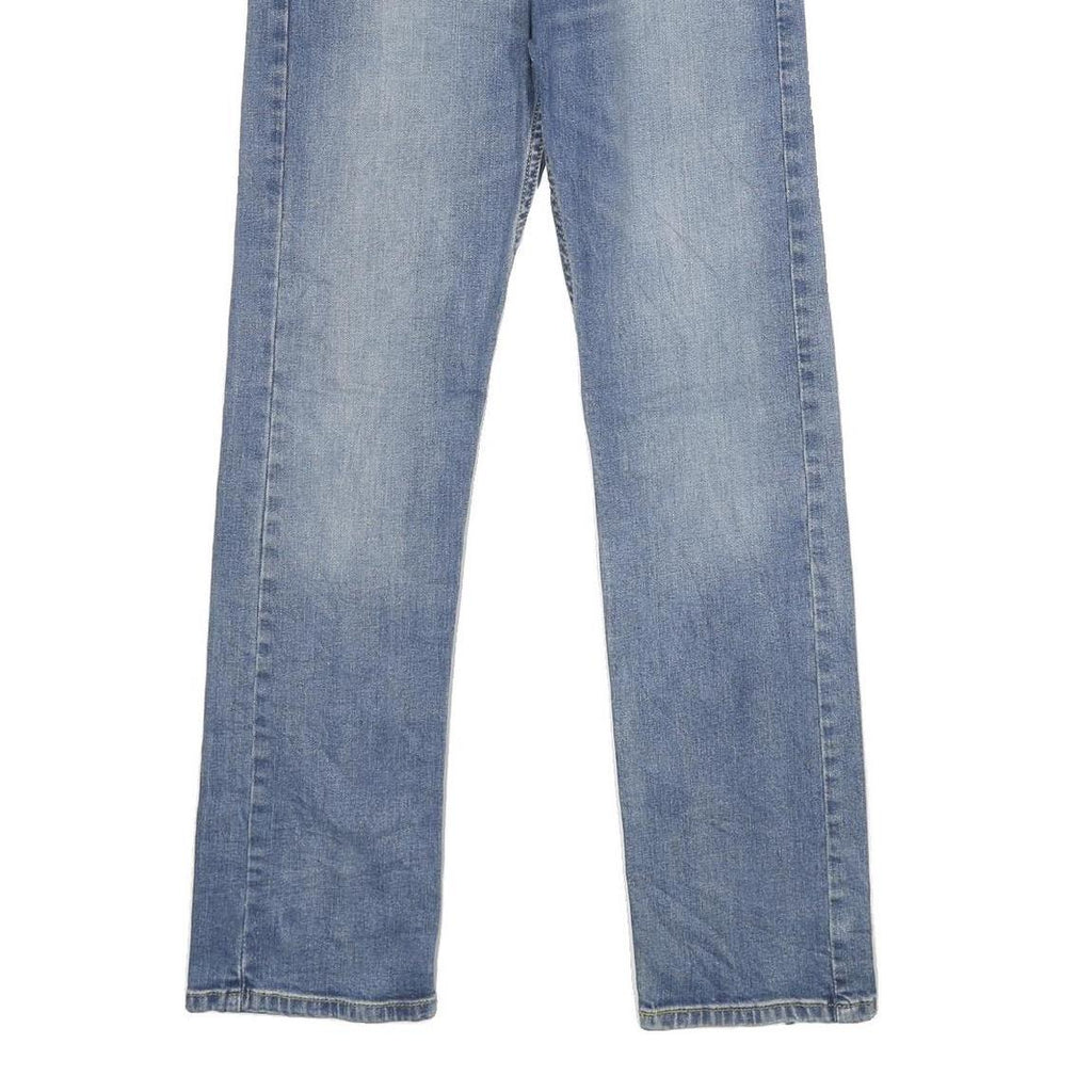 LEVI'S 513 Mens Jeans Blue Slim Straight Denim Light W30 L32 Classic Cotton