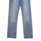 LEVI'S 513 Mens Jeans Blue Slim Straight Denim Light W30 L32 Classic Cotton