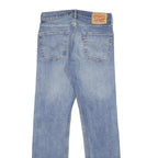 LEVI'S 513 Mens Jeans Blue Slim Straight Denim Light W30 L32 Classic Cotton