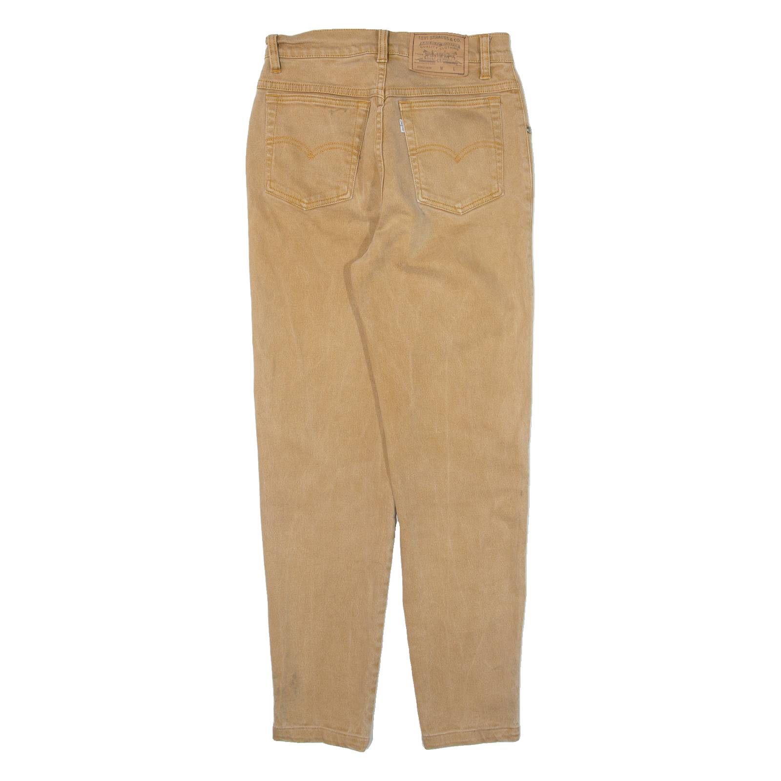 LEVI'S 57912-3689 Womens Jeans Brown Regular Tapered W26 L27