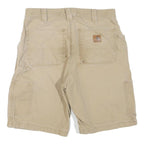 CARHARTT Mens Shorts Beige Casual M W32 Workwear Cotton Blend Pockets