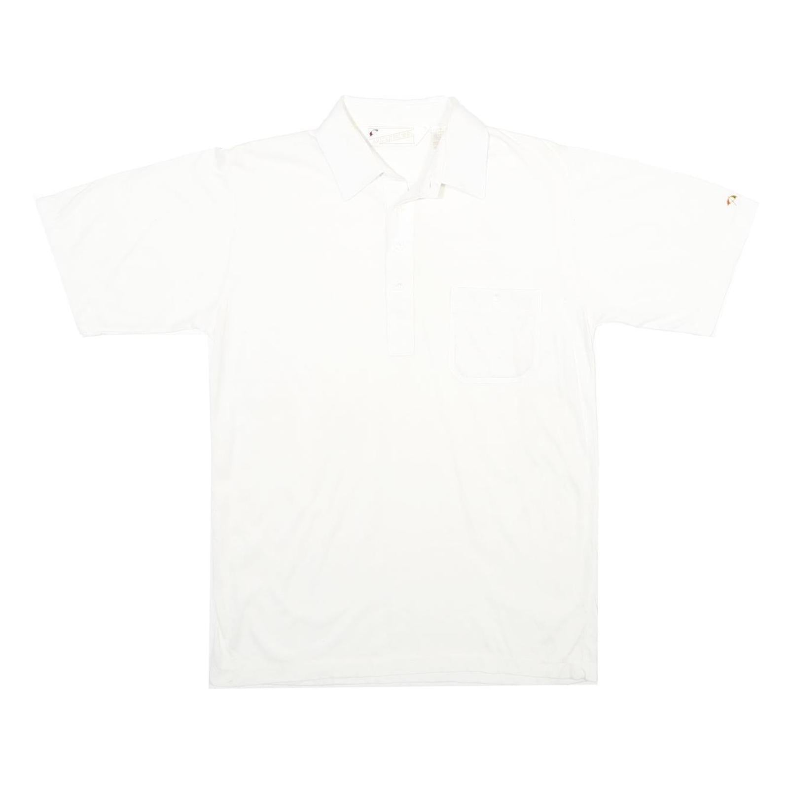 ARNOLD PALMER Mens White Short Sleeve Plain Polo Shirt S Classic Comfort