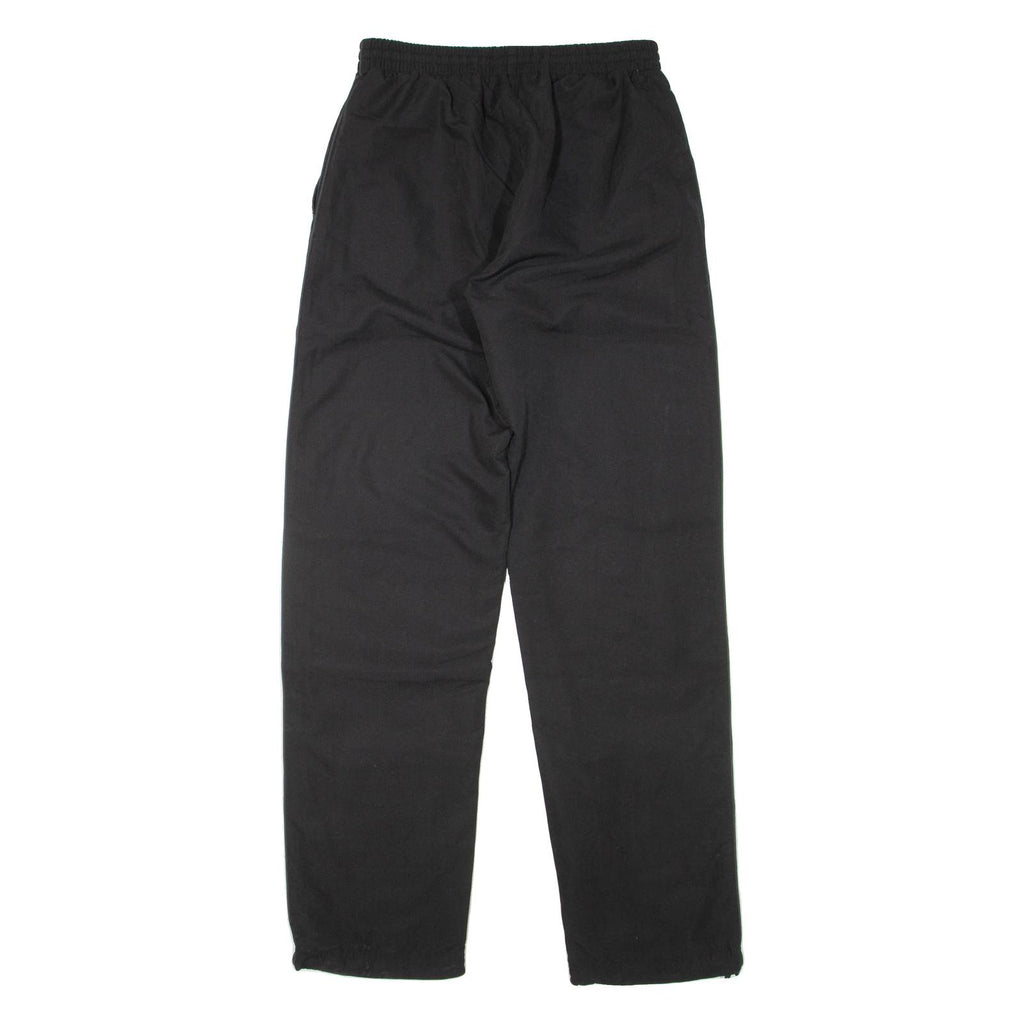KAPPA Mesh Lined Mens Track Pants Black Straight S W24 L32