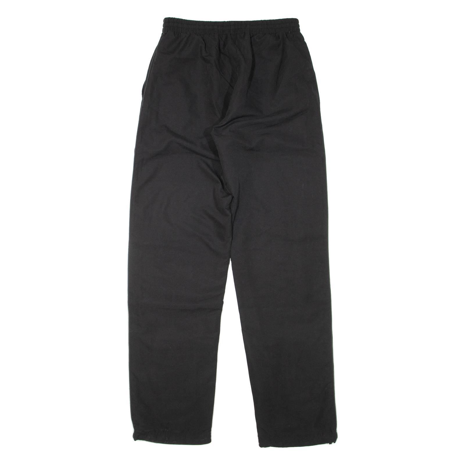 KAPPA Mesh Lined Mens Track Pants Black Straight S W24 L32