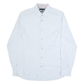 TED BAKER Mens Shirt Blue Floral Long Sleeve M