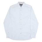 TED BAKER Mens Shirt Blue Floral Long Sleeve M