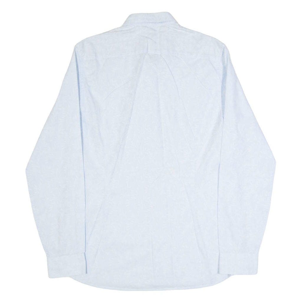 TED BAKER Mens Shirt Blue Floral Long Sleeve M