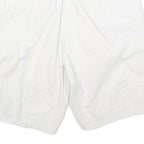 CALVIN KLEIN Mens White Casual Shorts M W33 Cotton Blend Belted Comfortable