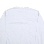 NIKE Mens White Cotton Crew Neck 3XL Sweatshirt Pullover Classic Style