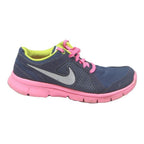NIKE Womens Low Top Trainers Navy Blue Pink Synthetic UK 4 Lightweight Comfort