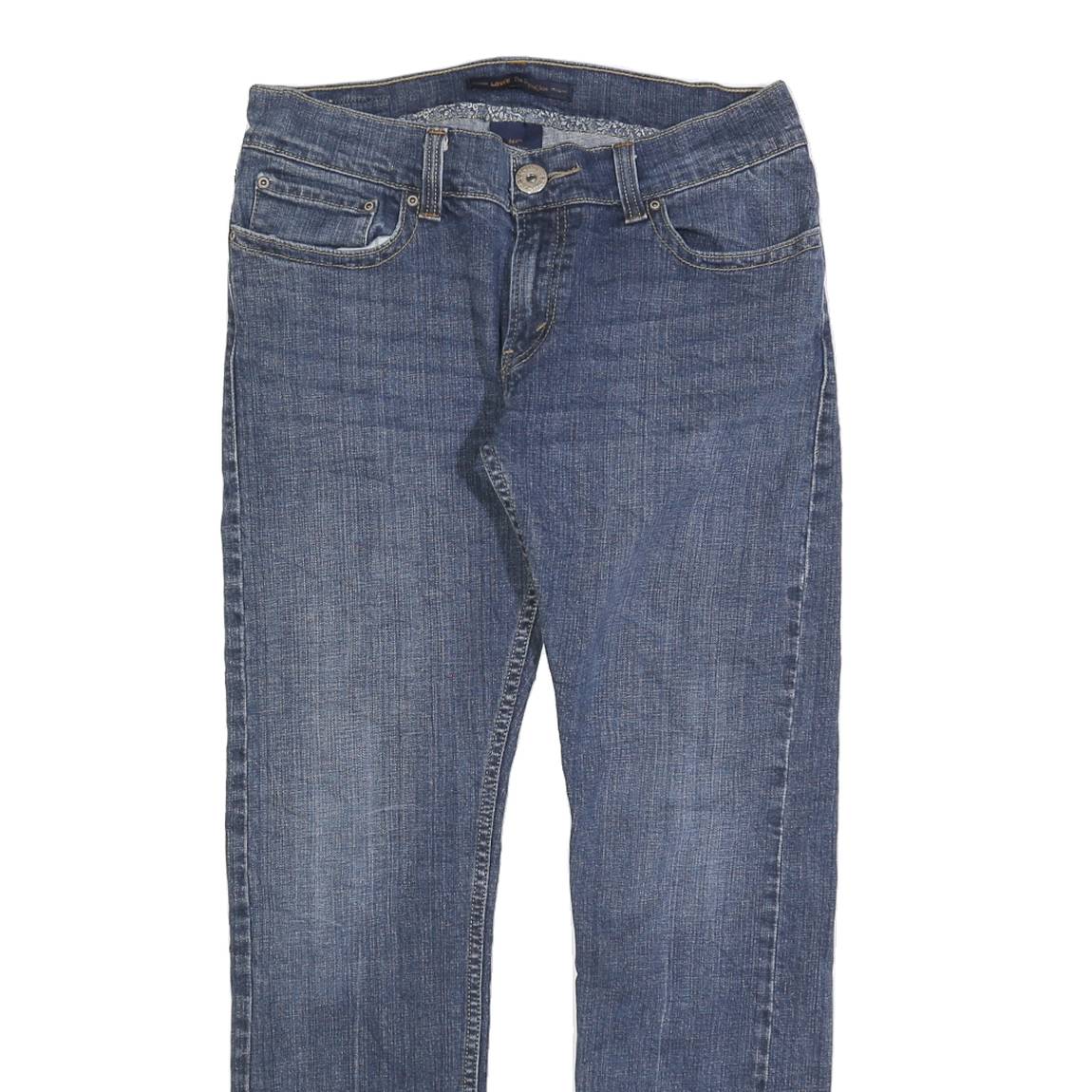 LEVI'S 542 Womens Jeans Blue Regular Straight Denim Medium W32 L30 Classic Fit