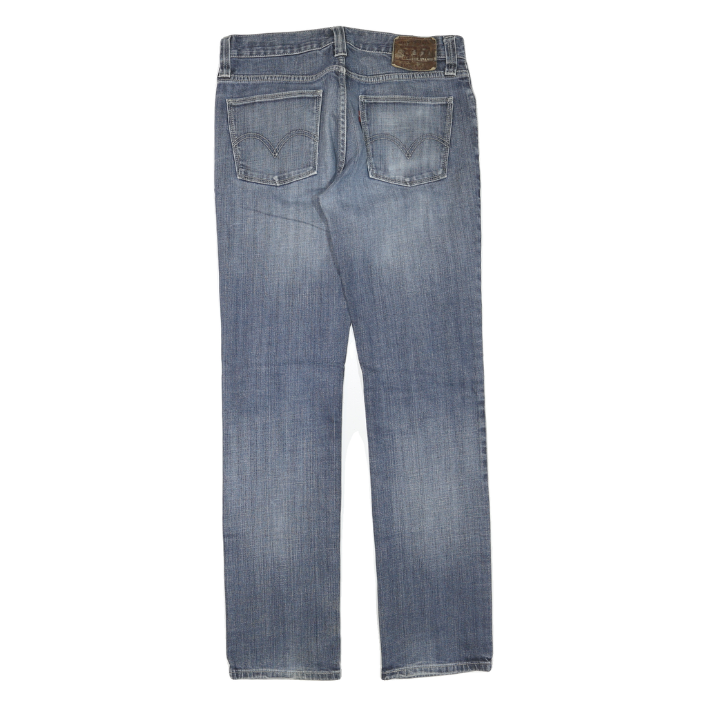 LEVI'S 511 Slim Womens Jeans Blue Regular Cotton Blend W32 L33 Classic Zip