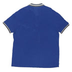 LACOSTE Mens Blue Polo Shirt 2XL Cotton Blend Short Sleeve Basic Casual