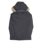 NAUTICA Womens Parka Coat Black Hooded S
