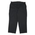 DICKIES Mens Cotton Blend Black Regular Fit Straight Leg Trousers W36 L27