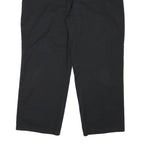 DICKIES Mens Cotton Blend Black Regular Fit Straight Leg Trousers W36 L27