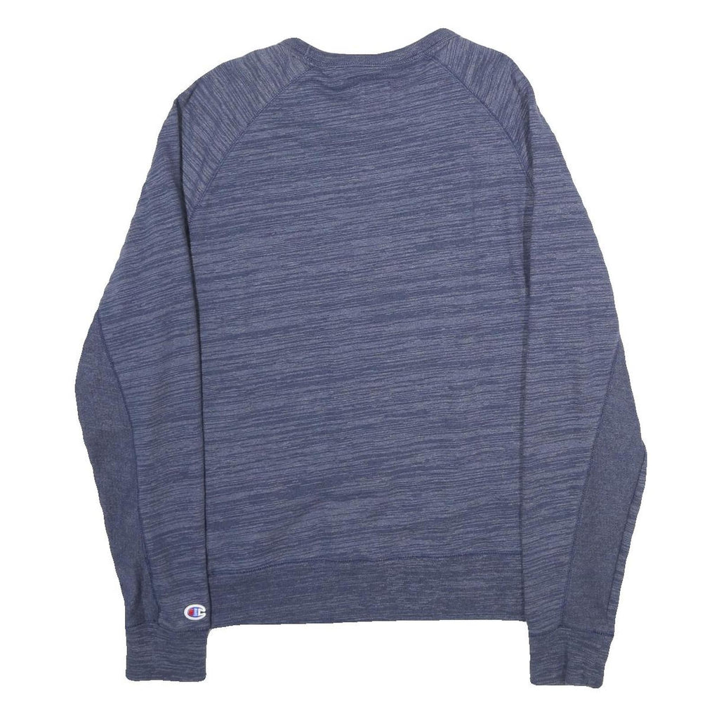 CHAMPION Mens Blue Sweatshirt Crew Neck L Cotton Casual Pullover